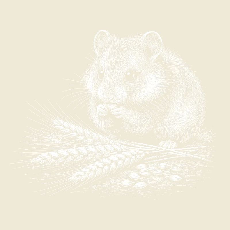 Des hamsters dans le feuillage