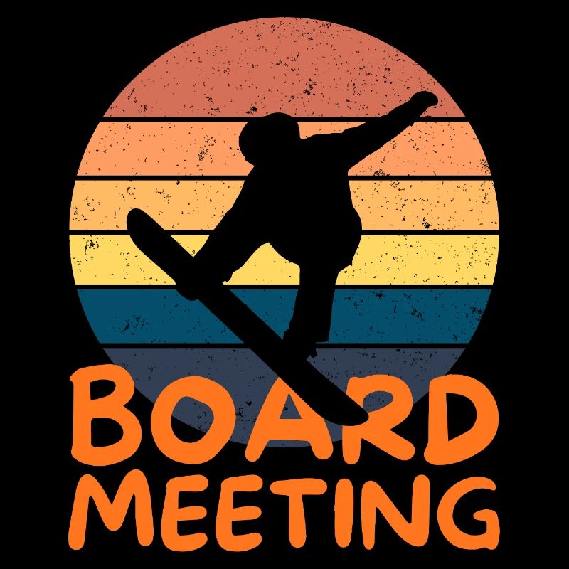 Snowboarding Board Meeting