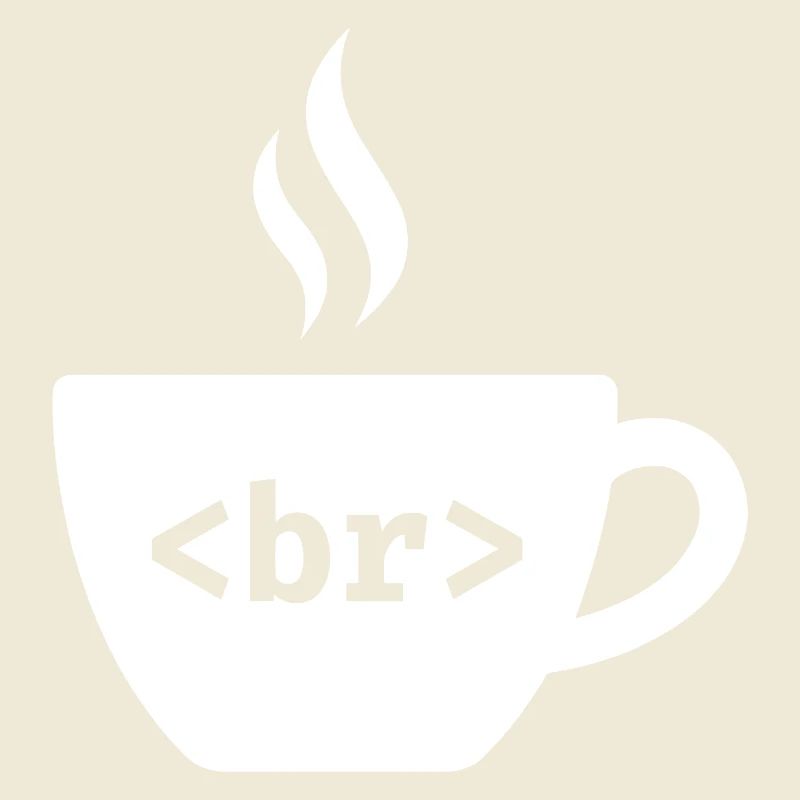 Coffee Break – Funny HTML Tag Design