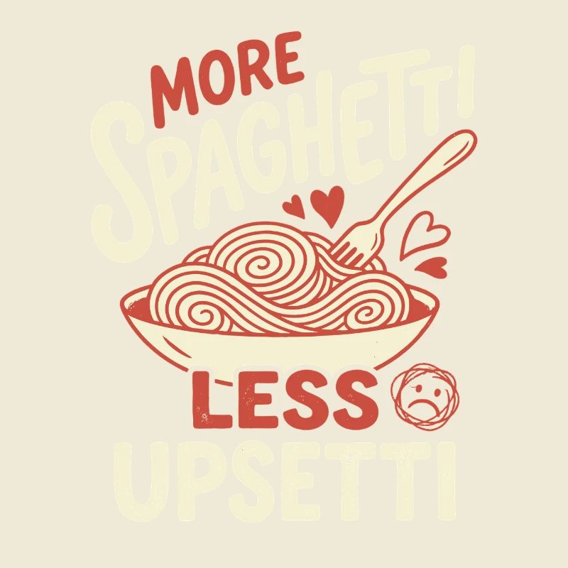 Plus de spaghettis, moins de upsetti