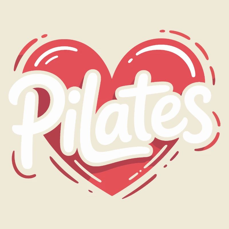 Pilates Herzdesign