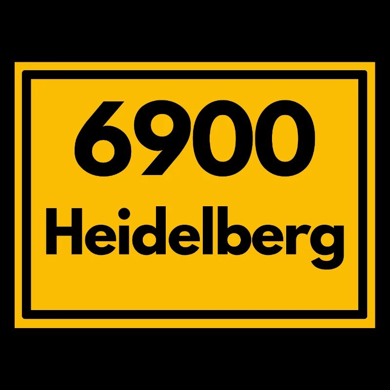 ANCIEN CODE POSTAL RETRO 6900 HEIDELBERG