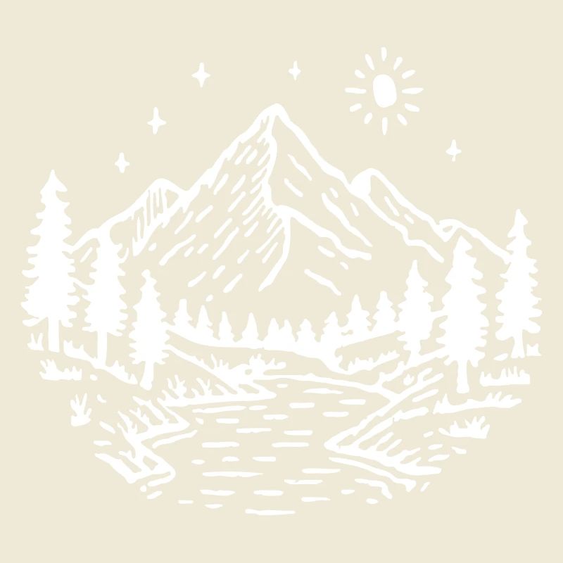 Berge Landschaft Wald
