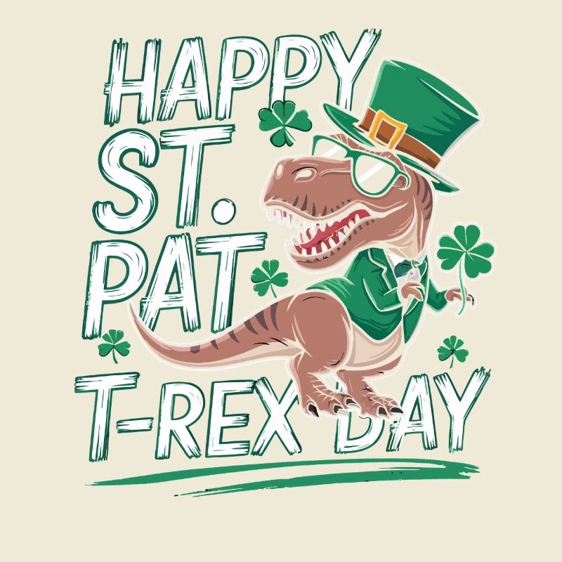 St Patrick's T-Rex Hat