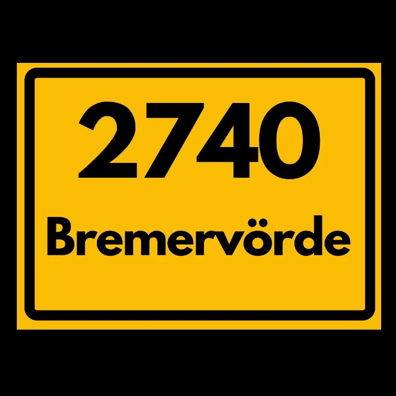 ALTE POSTLEITZAHL PLZ RETRO 2740 BREMERVÖRDE – SEE