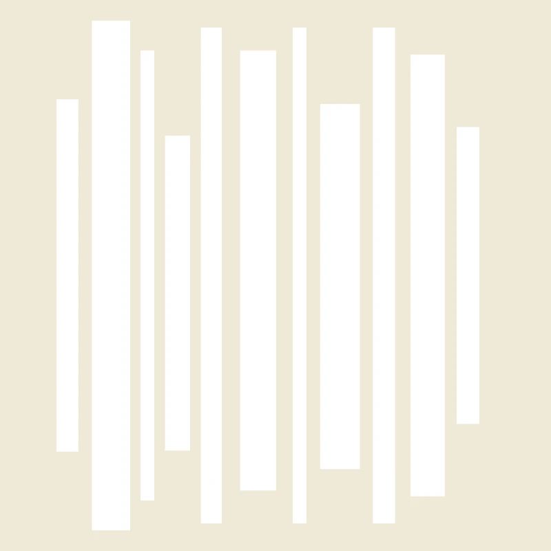 Minimal Stripes Barcode-Mosaik