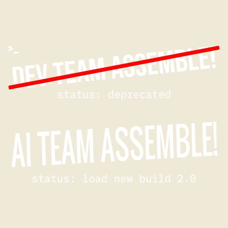 AI Team Assemble – Typography