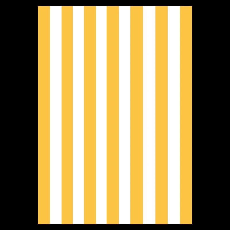 Rayures - jaune, blanc personnalisable