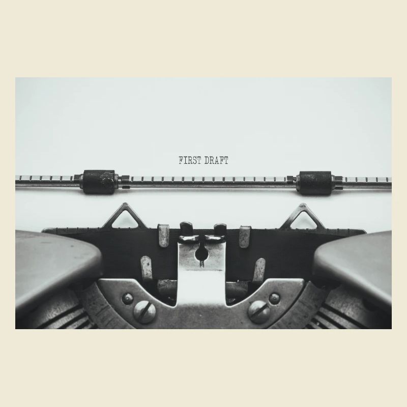 Conception d’affiche d’une première machine à écrire