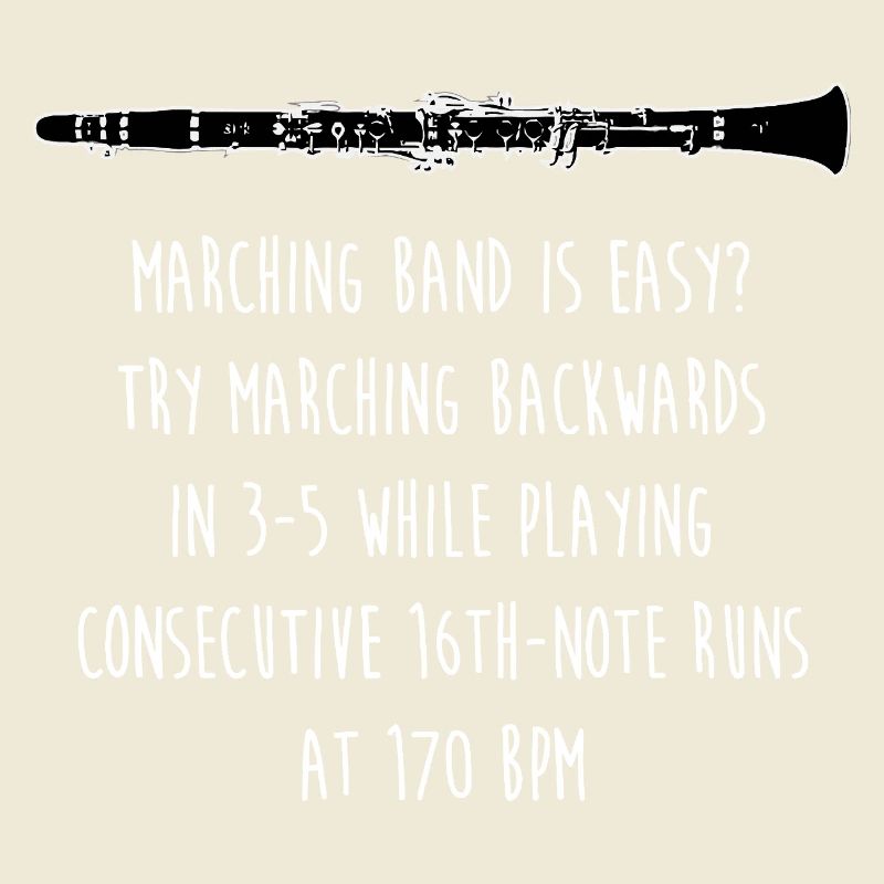 Backward Cadence Marching Tee