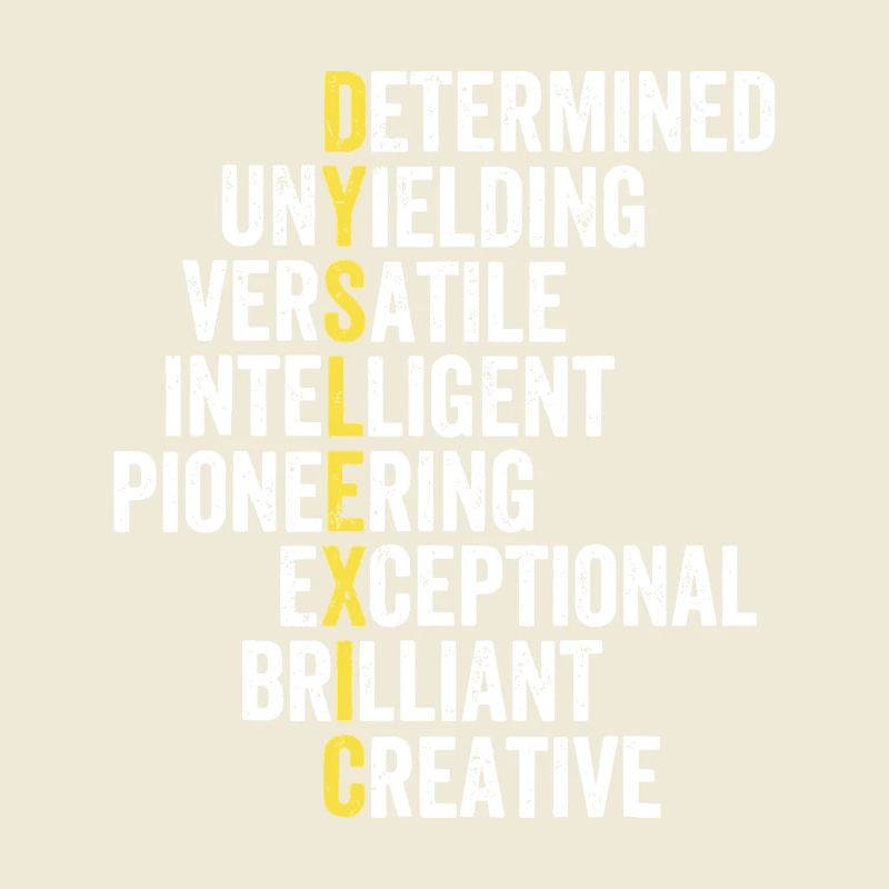 Yellow Accent Adjective Stack