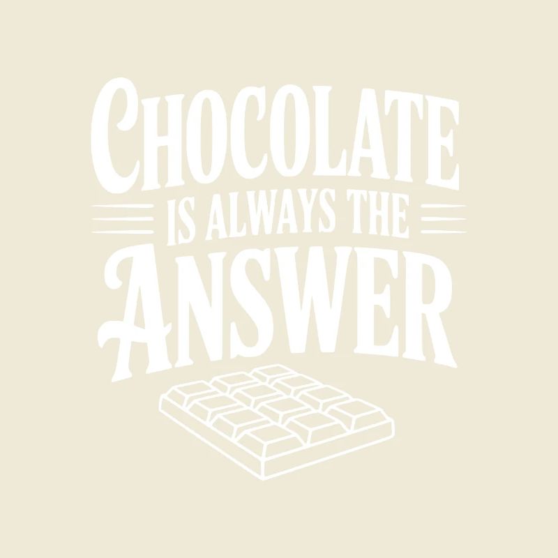 Le chocolat est toujours la solution
