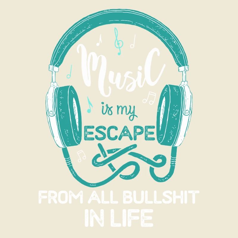 La musique, c’est mon graphique casque d’évasion