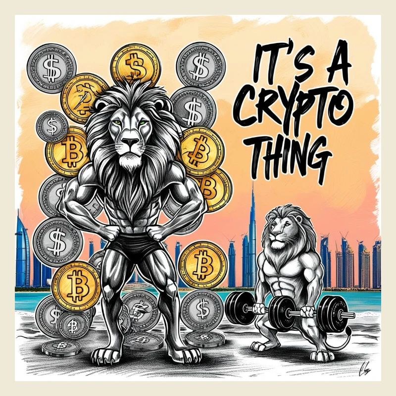 Crypto Lion Muscle Hero