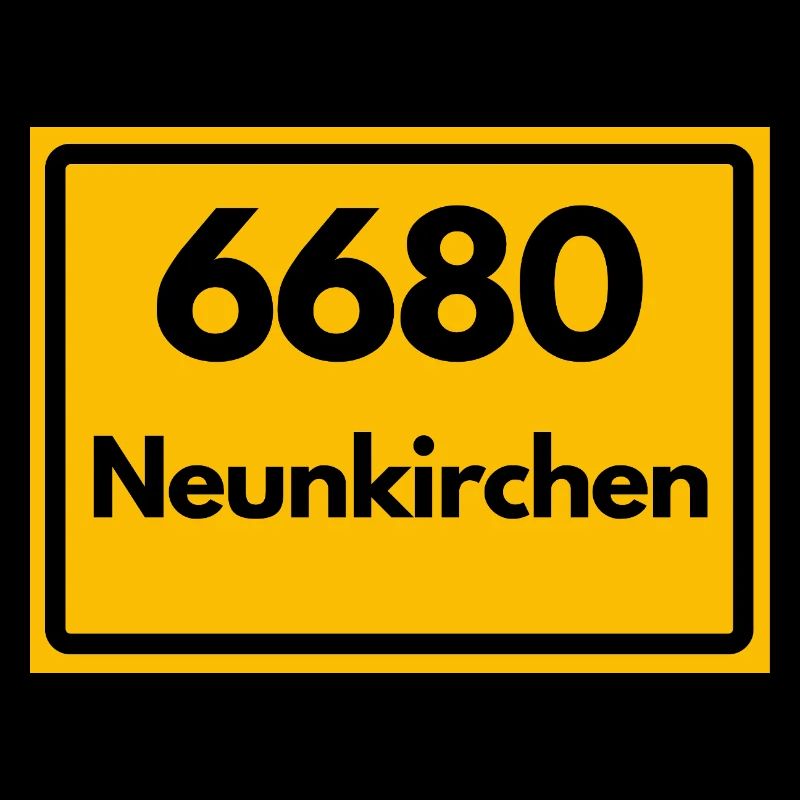 ALTE POSTLEITZAHL PLZ RETRO 6680 NEUNKIRCHEN SAAR
