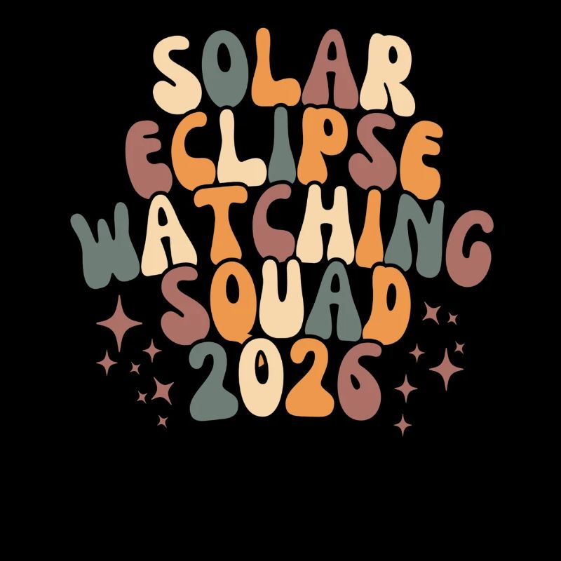 Total Solar Eclipse Island 2026 Reykjavik Vintage