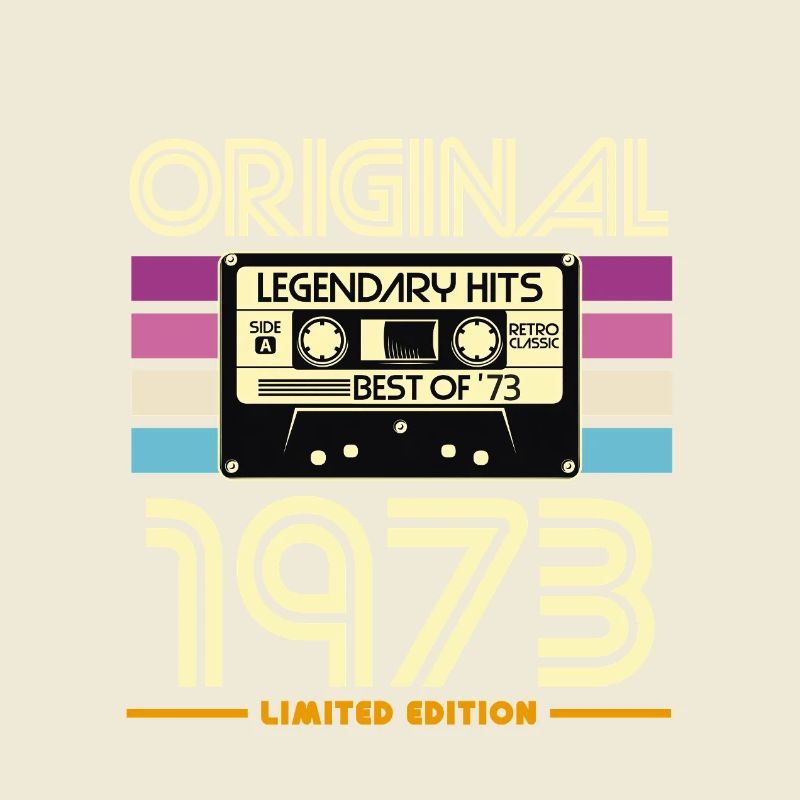 Original 1973 Cassette rétro édition limitée