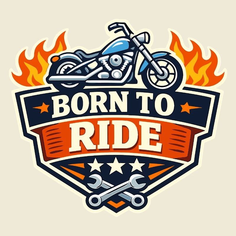 BornToRide Motorrad Logo