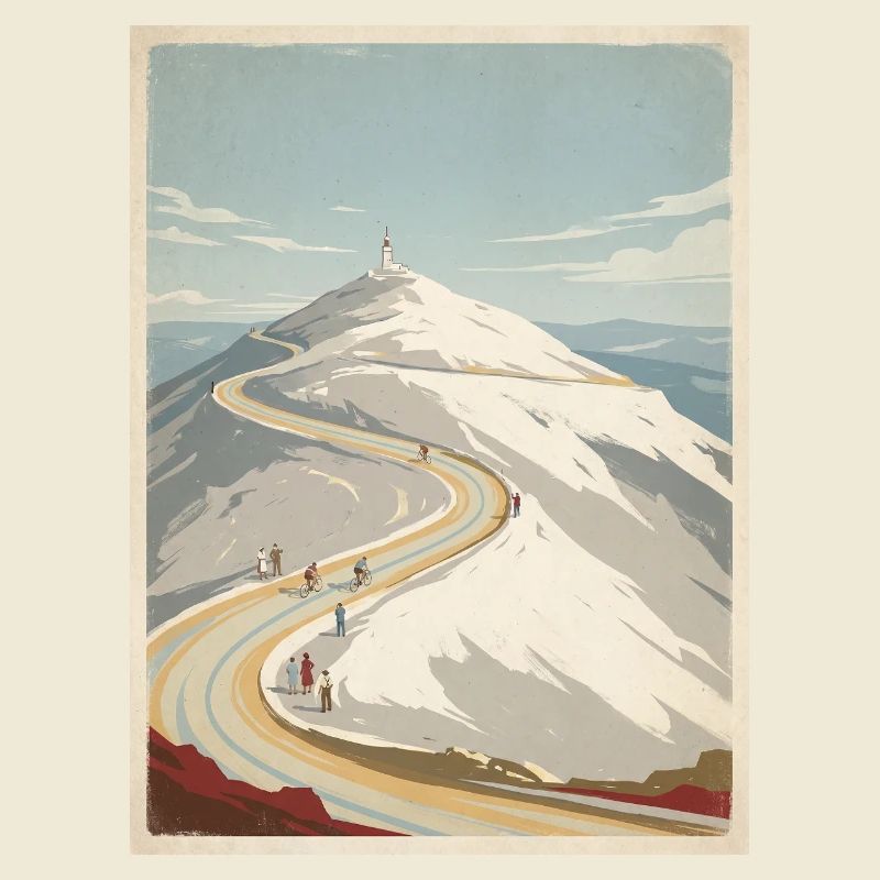 Ventoux Summit Road — Cycling Memory