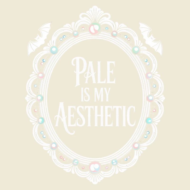 Pale Aesthetic Frame Typografie
