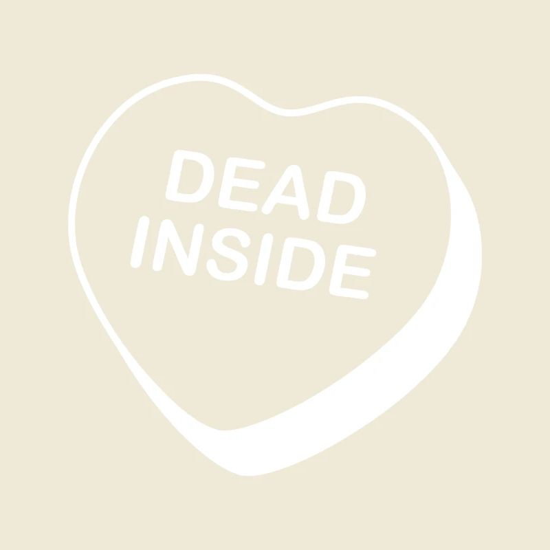 Dead Inside Heart Design