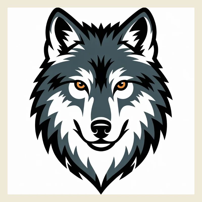 Wolf Graphic Emblem