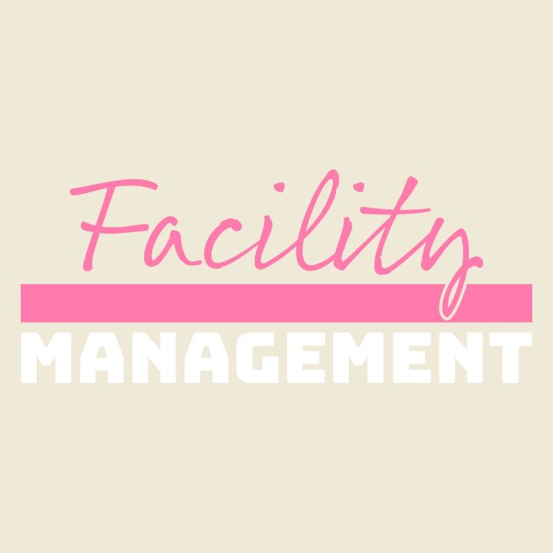 Tshirt Facility Management rose blanc