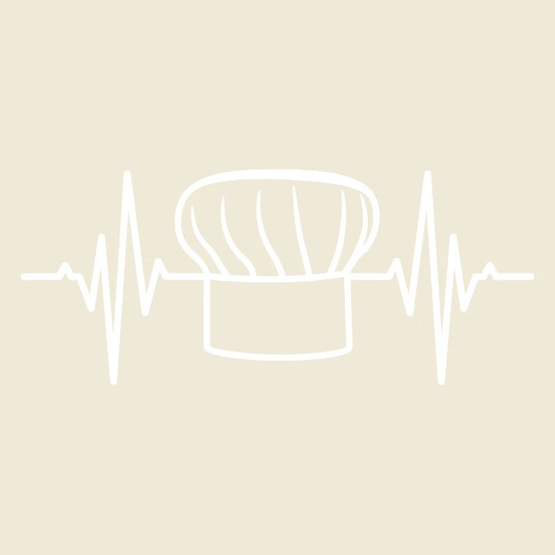 Cappello da panettiere linea cuore