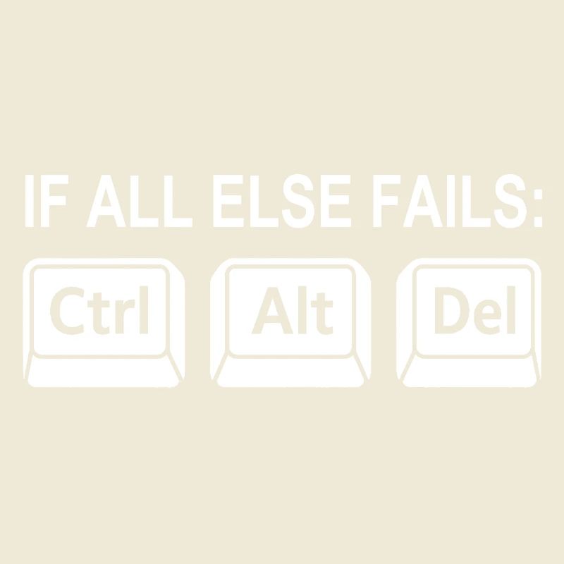 Programmer Shortcut Geek IT Support Computer