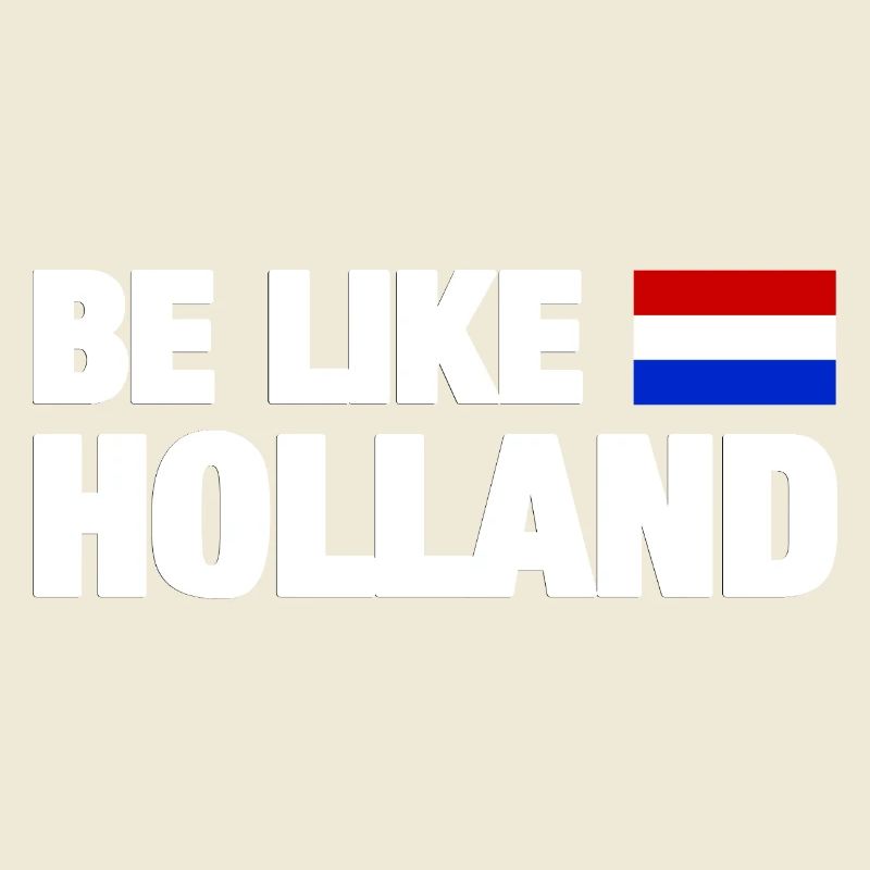 Motif de conception du drapeau de la Hollande