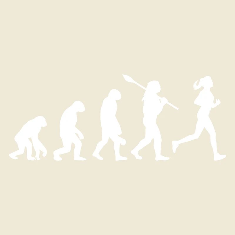 Évolution de la silhouette de la femme en course