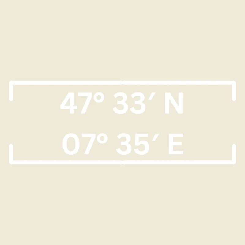 coordinates Basel Minimalist