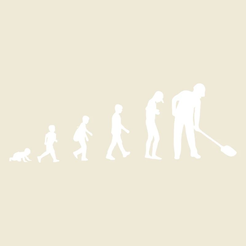 Evolution from baby to construction worker