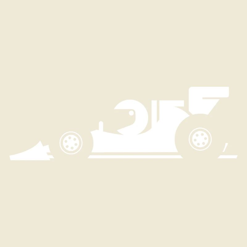 comic formula racing cartoon Rennauto Symbol