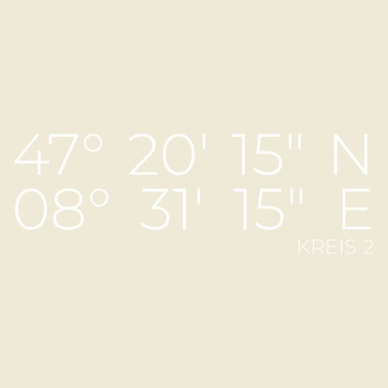 Coordinates District 2 Zurich