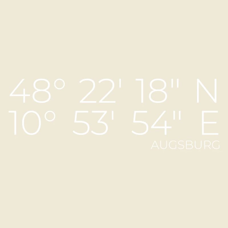 Coordinates Augsburg