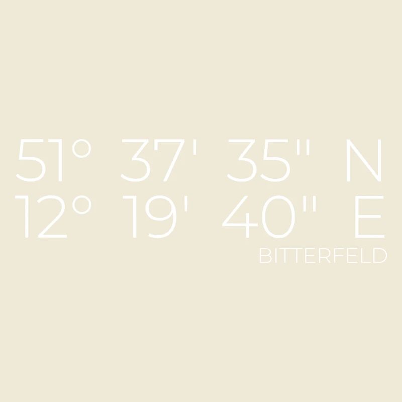 Coordinates Bitterfeld