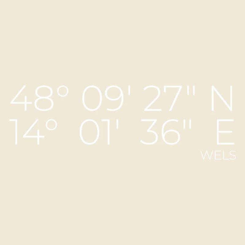 Coordinates Wels, Austria