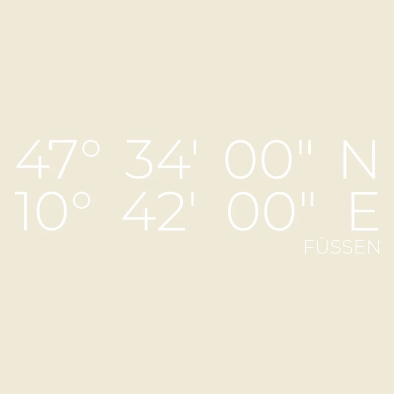 Coordinates Füssen