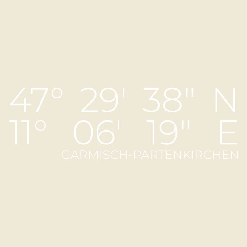 Coordinates Garmisch Partenkirchen