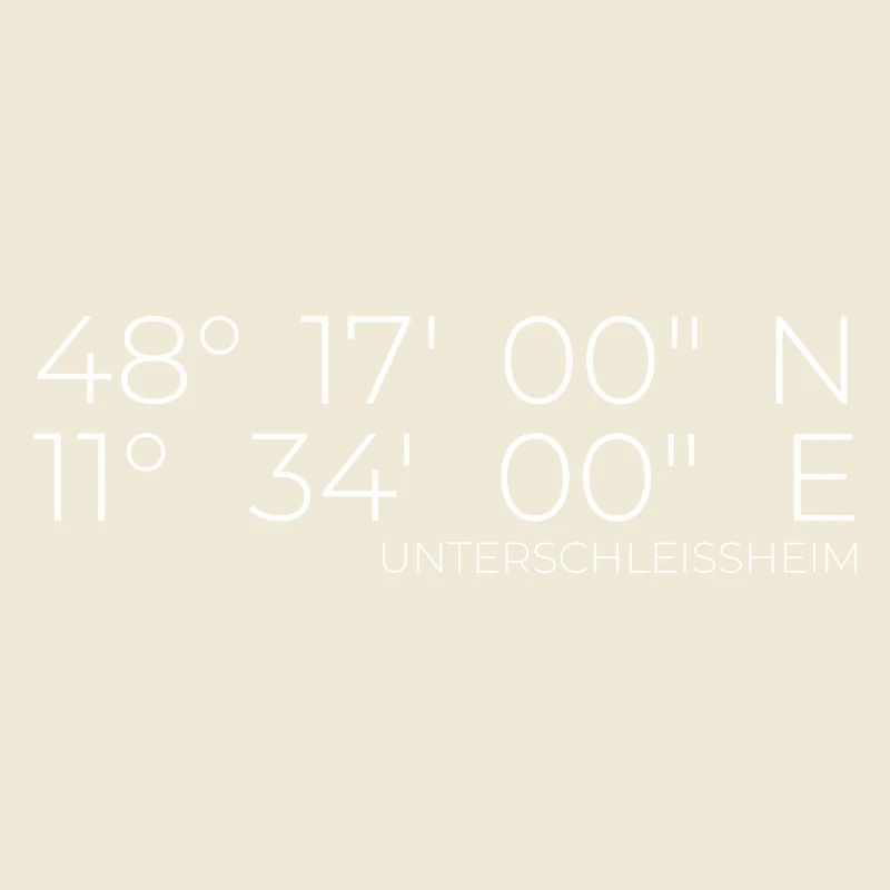 Coordinates Unterschleissheim
