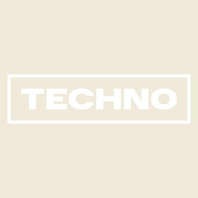 Conception de logo de musique techno