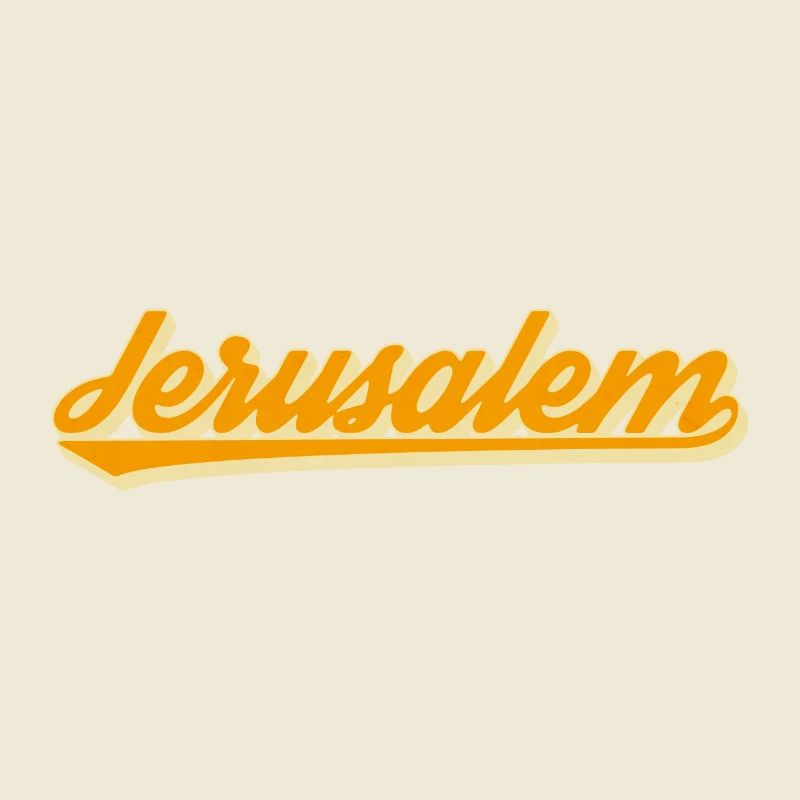Script rétro de Jérusalem