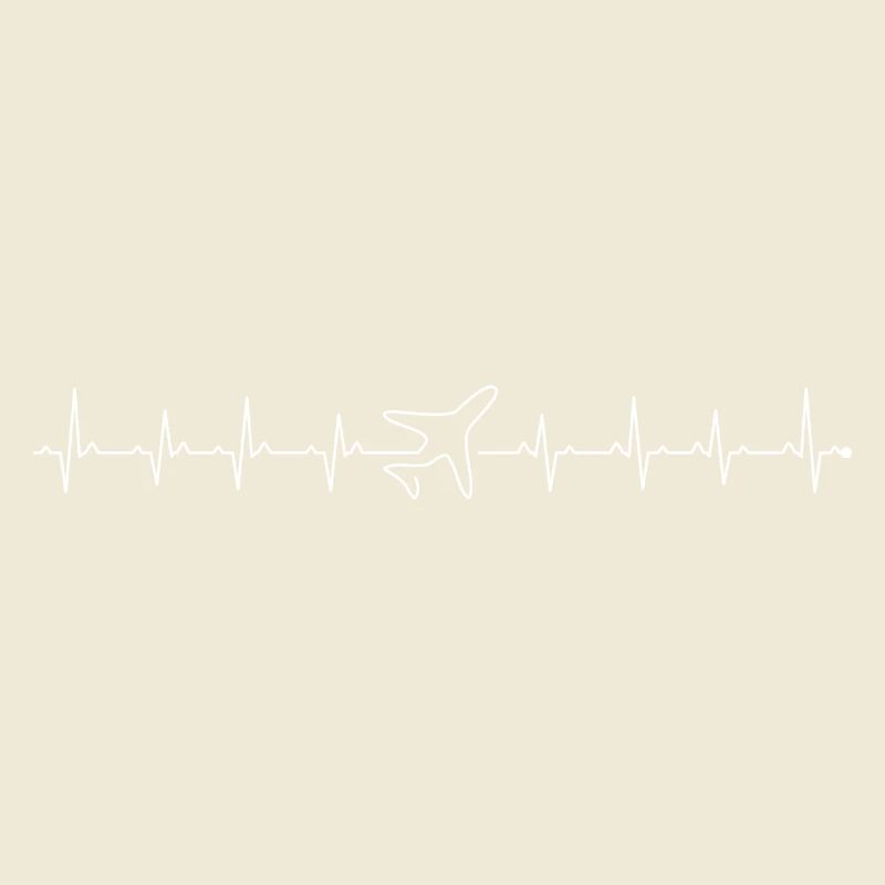 Aviation Heartbeat Line Design