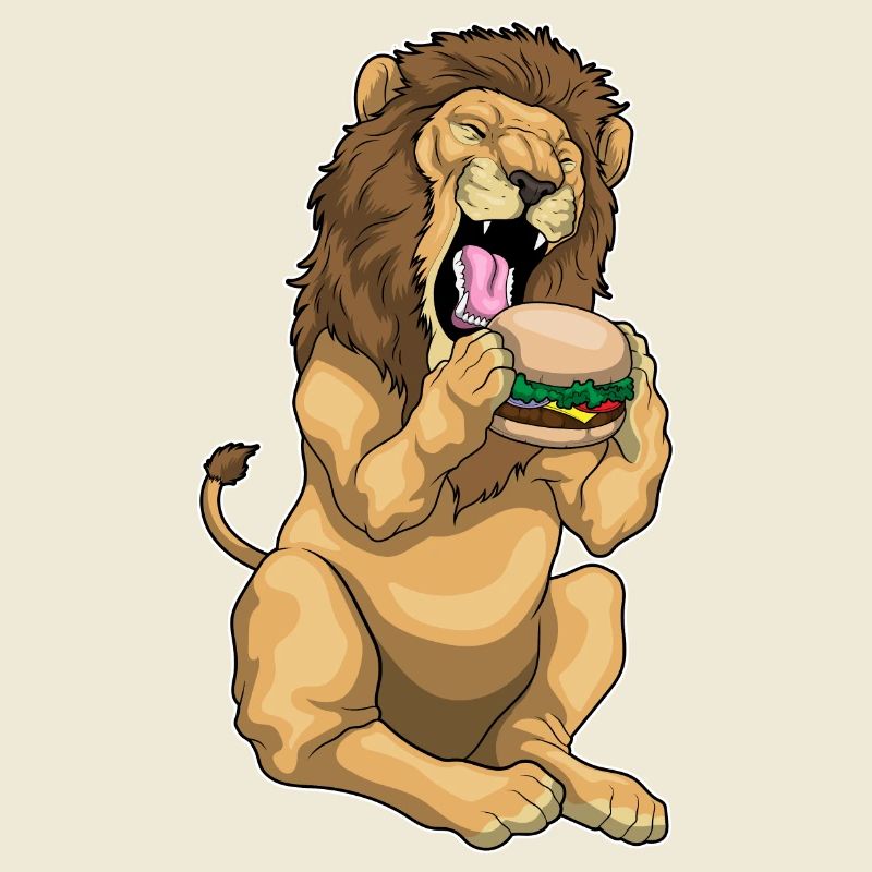 Lion Cheeseburger
