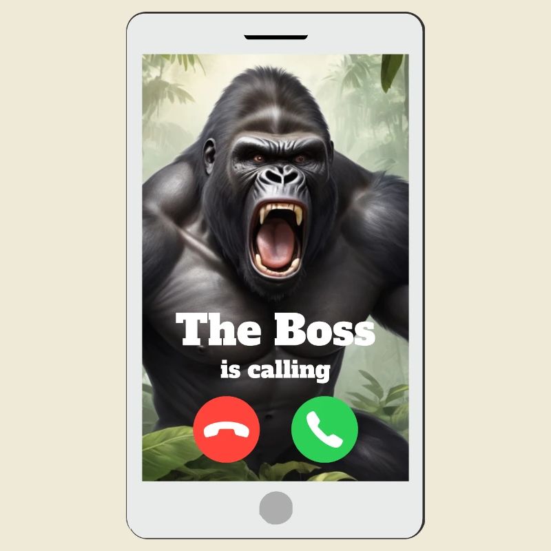 Dein Chef ruft dich an!