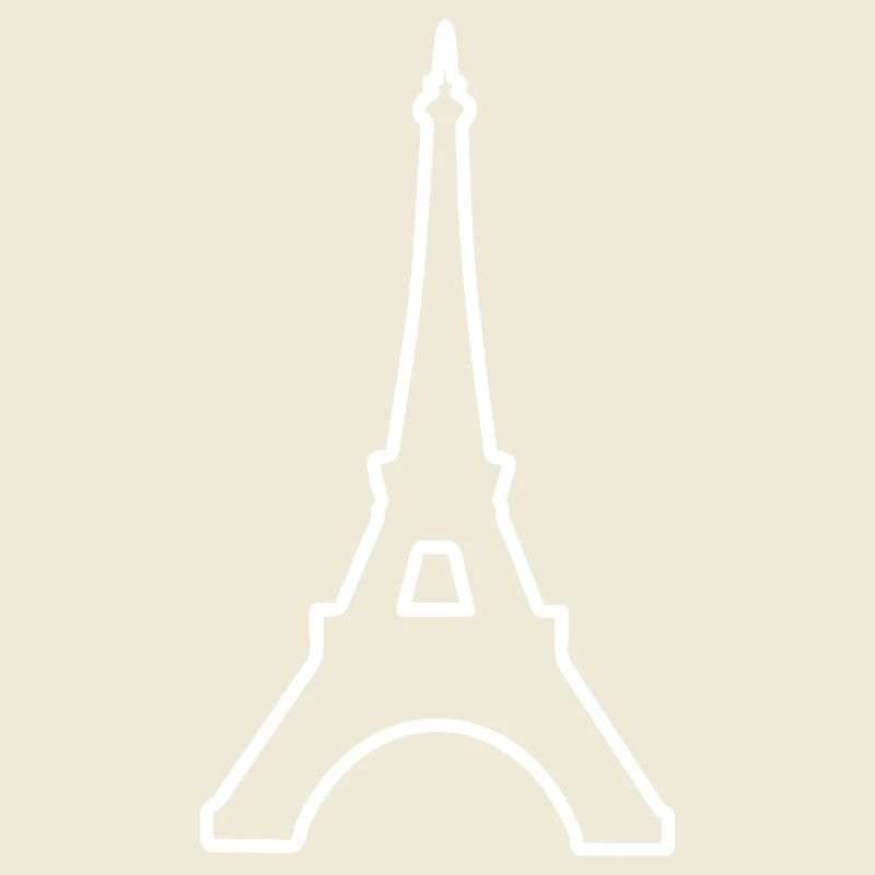 Tour Eiffel Paris monument minimaliste