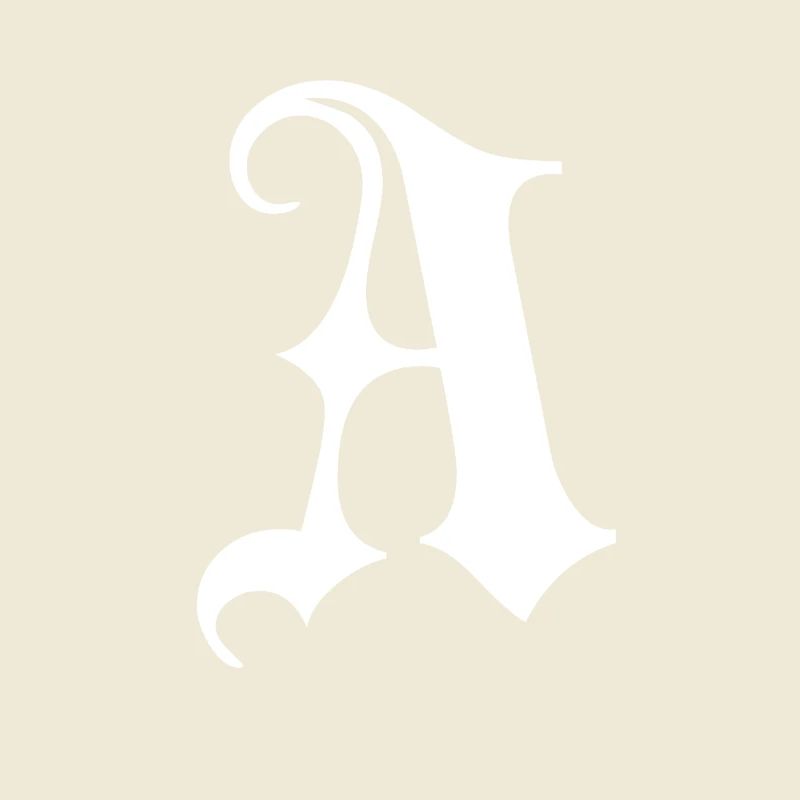 Gotische Monogramm Ein Schrift