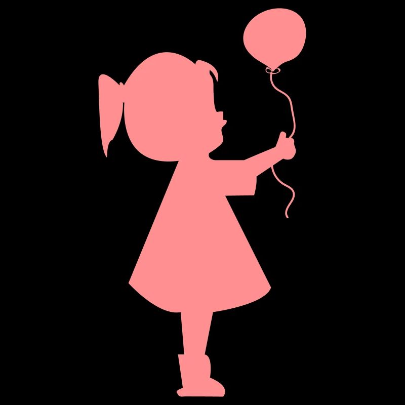 Mädchen mit Luftballon