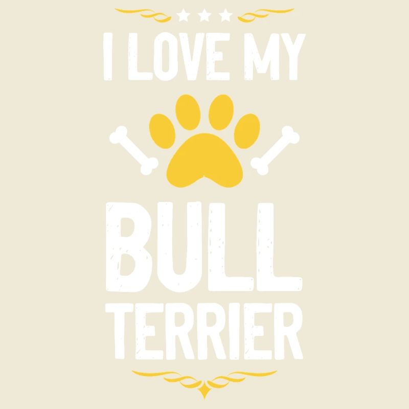 Bull Terrier Pride Patte Imprimé